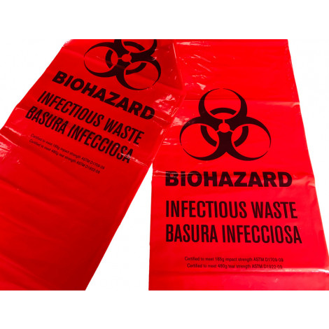 Y Biohazard Waste Bags