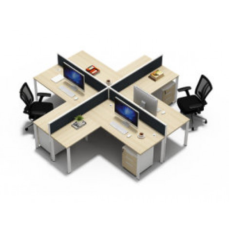 Y Curved Office Cubicles