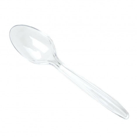 Y Trasparent Disposable Plastic Spoon