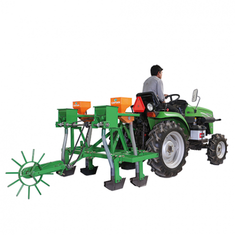 Tractor + Zero tillage Seed cum fertilizer drill 2 row