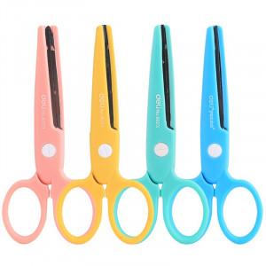 Deli Safety Kawaii Scissors For Kids Candy Color Girl DIY
