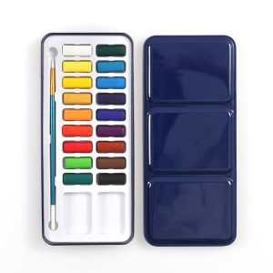 Y Iron Box Solid Watercolor Paints