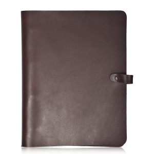Y Leather A4 Ring Binder Folder