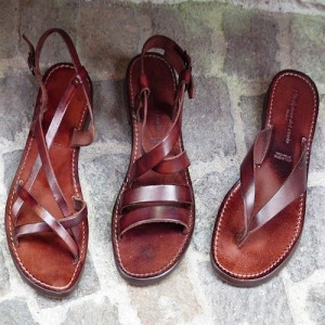 Open Leather Sandal