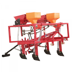 SZ26 Zero tillage seed cum fertilizer drill 2 Row of 1.2m width with 4 tynes and pipes